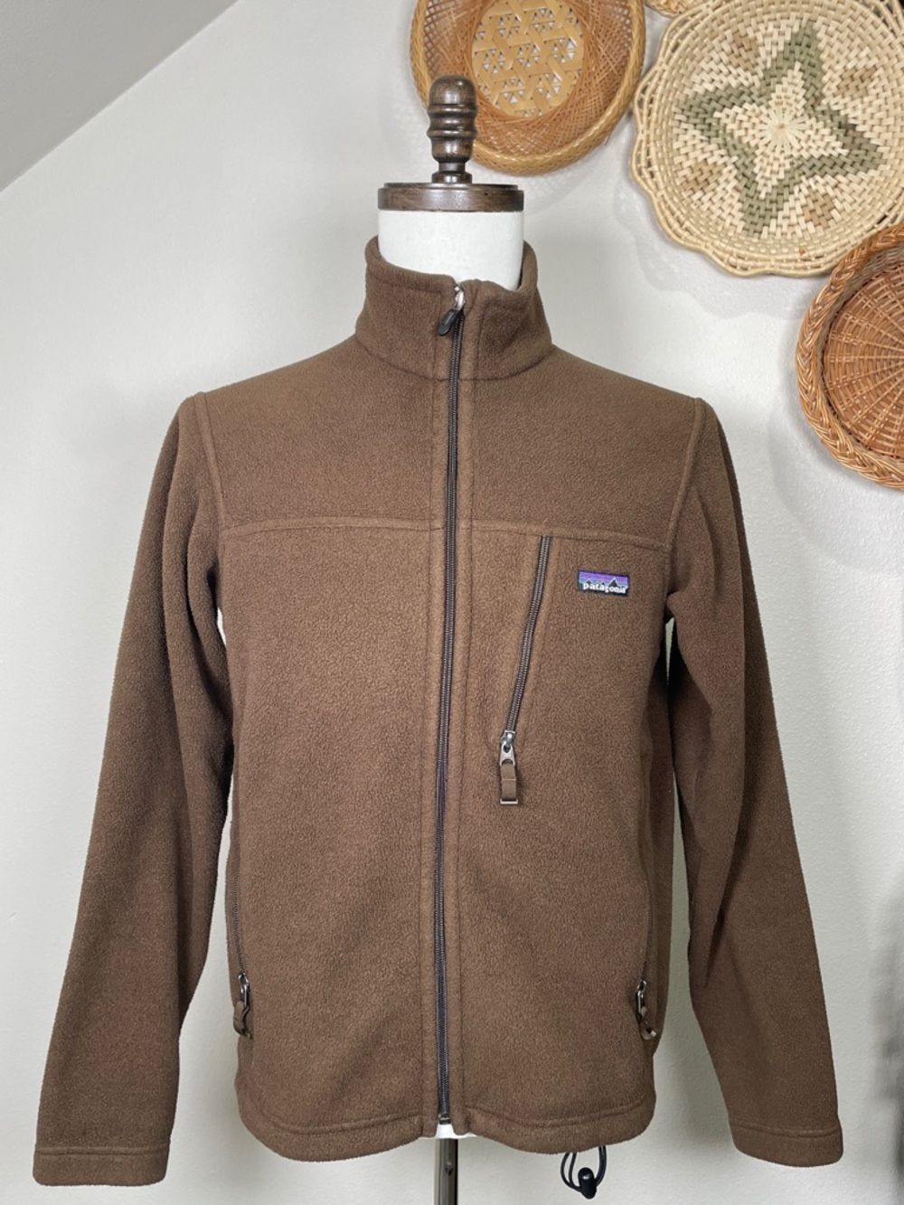 Vintage 2000's Patagonia Synchilla 25095 Brown Fleece Jacket Unisex Men's Size S